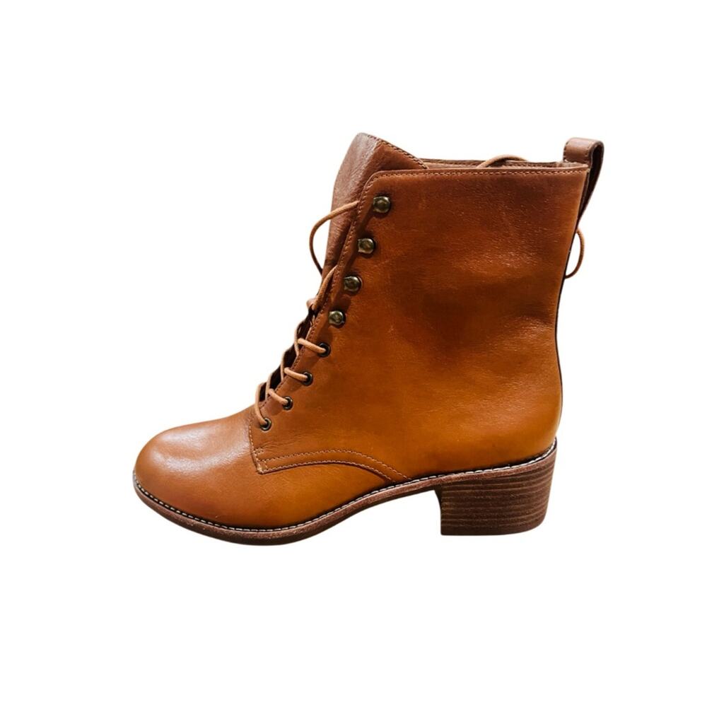 Madewell The Patti Lace-Up Boot English Saddle Size 11 NWOB - Picture 12 of 12